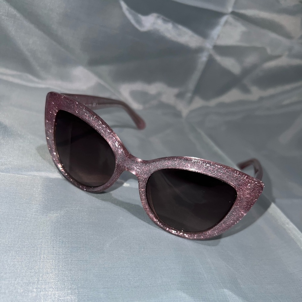 Kate Spade Pink Glitter Sunglasses